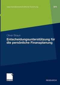 Entscheidungsunterstutzung Fur Die Persoenliche Finanzplanung