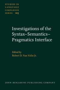 Investigations Of The Syntax-Semantics-P