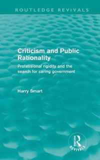 Criticism and Public Rationality