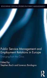 Public Service Management and Employment Relations in Europe