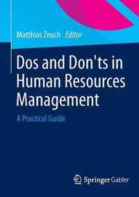 Do's and Don'ts in Human Resources Management