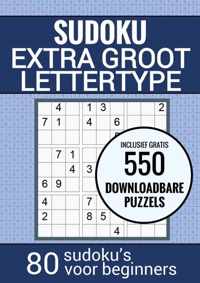 Boek Cadeau - Sudoku Makkelijk - Puzzelboek voor Ouderen, Senioren, Opa en Oma en Slechtzienden: Grootletter Type XL/XXL - Sudoku Puzzelboeken -