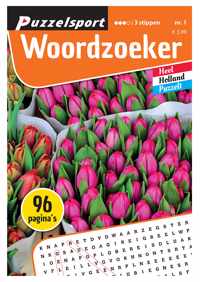 Puzzelsport Puzzelboek 96 pagina&apos;s Woordzoeker 3 Stippen