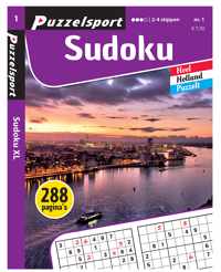 Puzzelsport Puzzelboek 288 pagina&apos;s Sudoku 2-4 Stippen