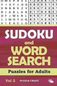 Sudoku and Word Search Puzzles for Adults Vol 2
