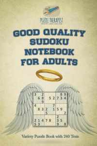 Good Quality Sudoku Notebook for Adults Variety Puzzle Book with 240 Tests