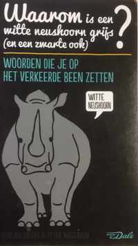 Waarom is een witte neushoorn grijs (en een zwarte ook)?