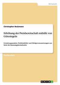 Erhoehung der Preisbereitschaft mithilfe von Gutesiegeln