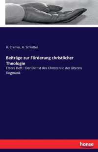 Beitrage zur Foerderung christlicher Theologie