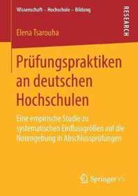 Pruefungspraktiken an deutschen Hochschulen