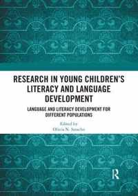 Research in Young Children's Literacy and Language Development