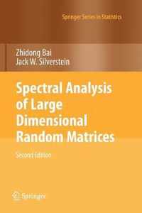 Spectral Analysis of Large Dimensional Random Matrices