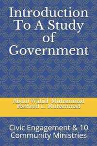 Introduction To A Study of Government