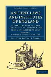 Ancient Laws and Institutes of England