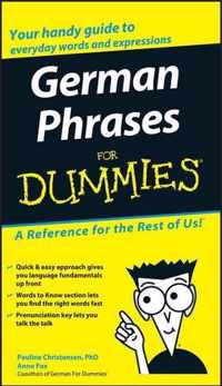 German Phrases For Dummies