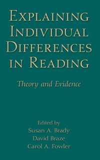 Explaining Individual Differences in Reading