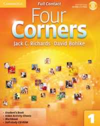Four Corners Level 1 Full Contact with Self-study CD-ROM