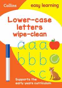 Lower Case Letters Age 3-5 Wipe Clean Activity Book