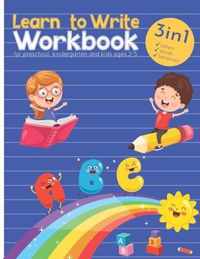 Learn to Write Workbook for Preschool, Kindergarten and Kids Ages 2-5