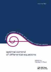 Optimal Control of Differential Equations