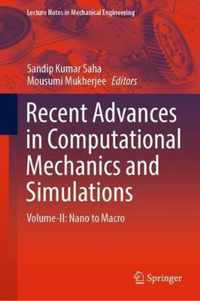 Recent Advances in Computational Mechanics and Simulations