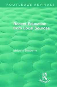 Recent Education from Local Sources