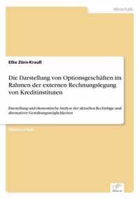 Die Darstellung von Optionsgeschaften im Rahmen der externen Rechnungslegung von Kreditinstituten