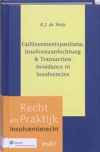 Recht en Praktijk - Insolventierecht - Faillissementspauliana, Insolvenzanfechtung & Transaction avoidance in insolvencies