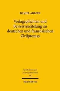 Vorlagepflichten und Beweisvereitelung im deutschen und franzoesischen Zivilprozess