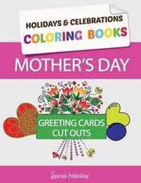 Mother's Day Coloring Book Greeting Cards