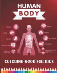Human Body Coloring Book for Kids