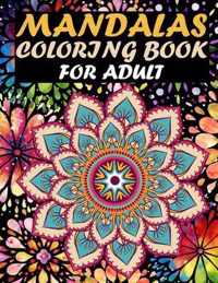 Mandalas Coloring Book For Adult