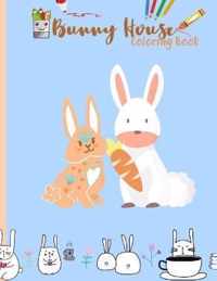 Bunny House Coloring Book