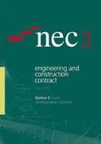 NEC3 Engineering and Construction Contract Option E