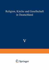 Religion, Kirche Und Gesellschaft in Deutschland