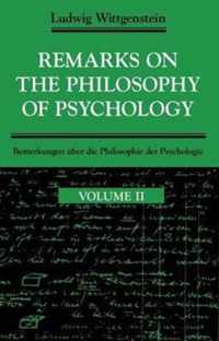 Remarks on the Philosophy of Psychology