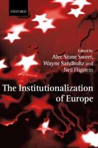 The Institutionalization of Europe