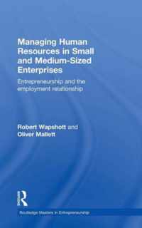 Managing Human Resources in Small and Medium-sized Enterprises