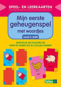 Speel- en leerkaarten - Mijn eerste geheugenspel met woordjes (vanaf 3 jaar)