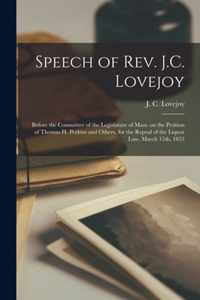 Speech of Rev. J.C. Lovejoy [microform]