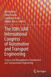 The 30th SIAR International Congress of Automotive and Transport Engineering