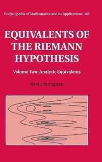 Equivalents of the Riemann Hypothesis