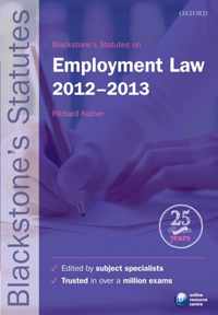 Blackstone's Statutes on Employment Law