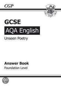 GCSE English AQA Unseen Poetry Answers (for Study & Practice Book) Foundation