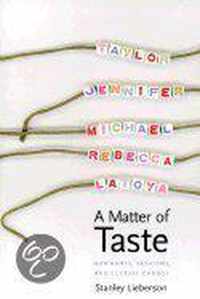 A Matter of Taste - How Names, Fashions & Culture Change