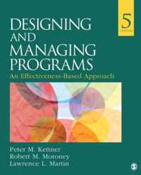 Designing and Managing Programs