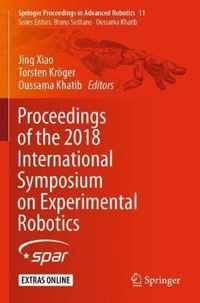 Proceedings of the 2018 International Symposium on Experimental Robotics