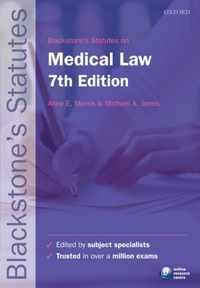 Blackstone's Statutes on Medical Law