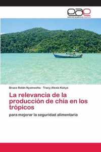 La relevancia de la produccion de chia en los tropicos