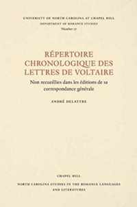 Un Repertoire chronologique de lettres de Voltaire